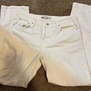 White Levi Jeans